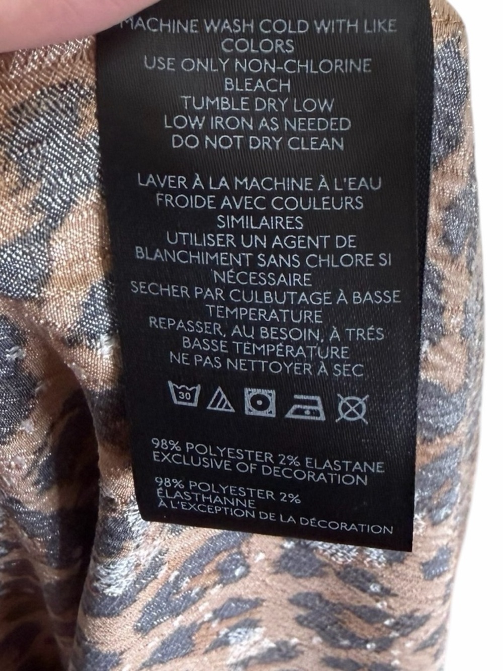 NWT Free People Leopard Print Slip Midi Dress - Brown & Black - Picture 5 of 11